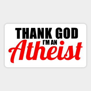 Thank God I'm An Atheist Sticker